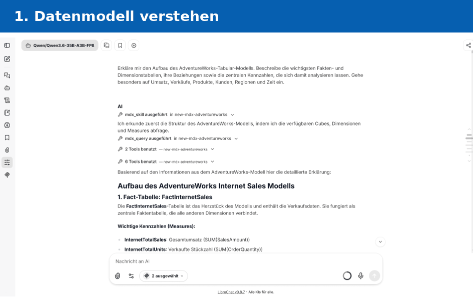 nextvision.ai analysiert Unternehmensdaten in einer KI-gestützten Oberfläche